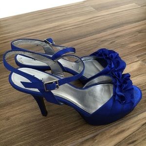Royal Blue High Heel Shoe